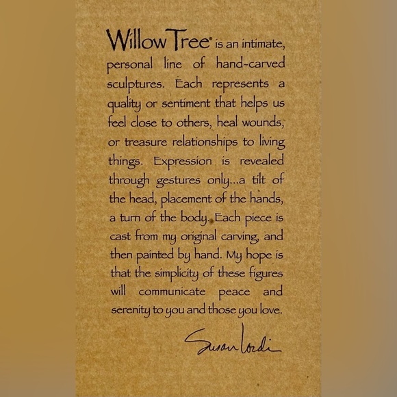 NEW Willow Tree “Angel of the Heart" (Tall) Figurine Retired Edition Susan Lordi - Picture 8 of 10